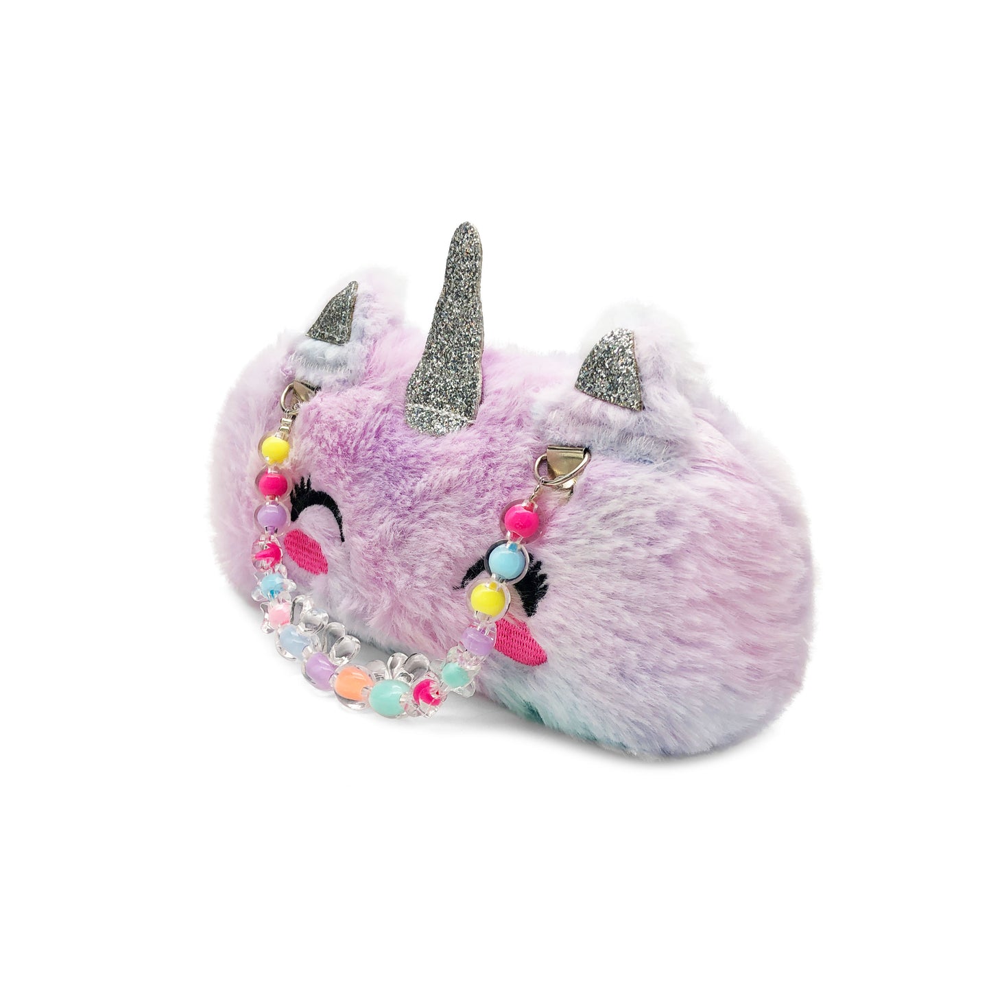 Candy Unicorn Kids Sunglasses Case — open case view