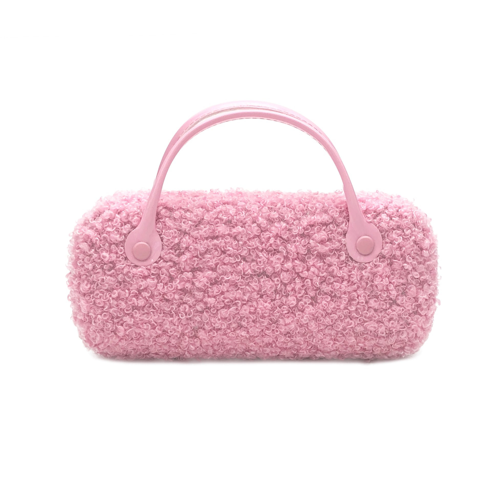 Pink Love Kids Sunglasses Case — open case view