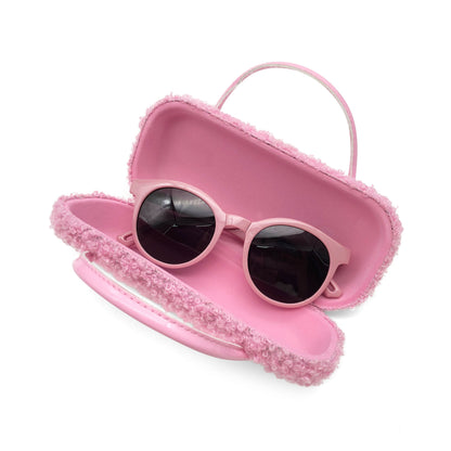 Pink Love Kids Sunglasses Case — material detail