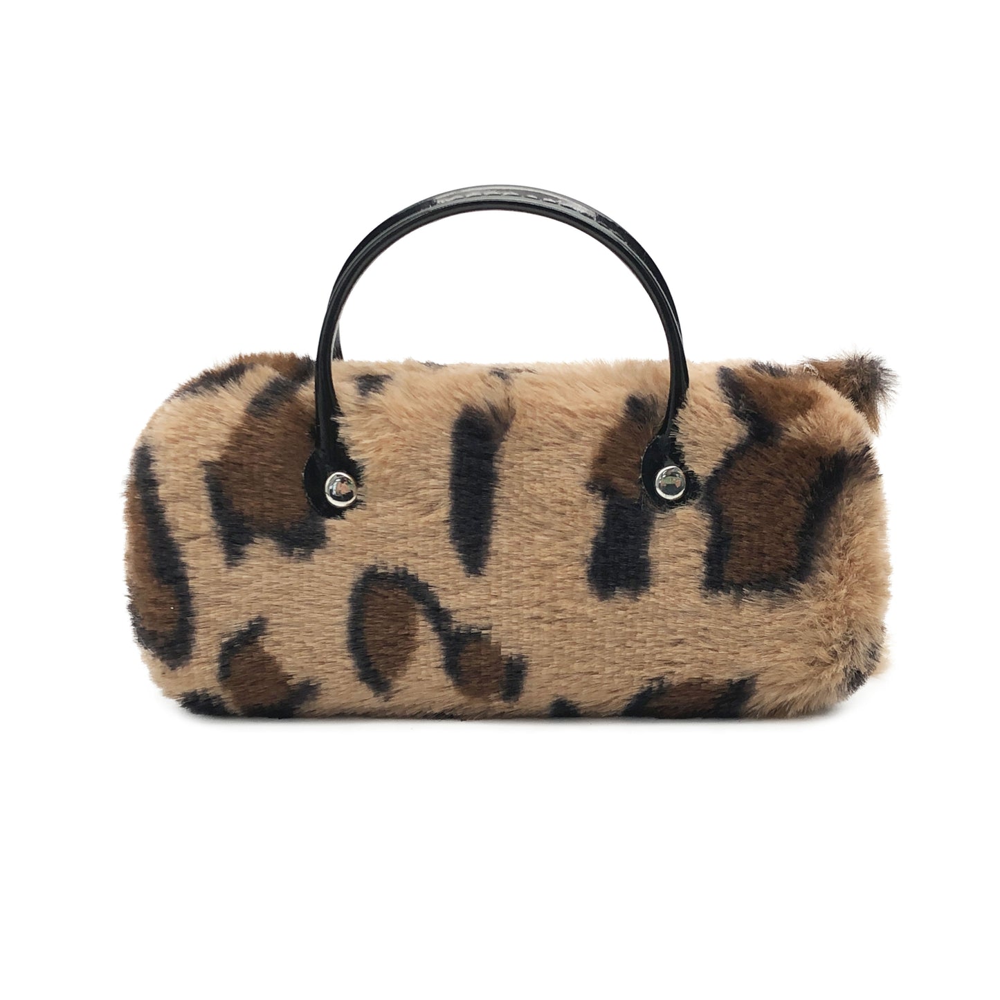 Leopard Cat Kids Sunglasses Case — open case view