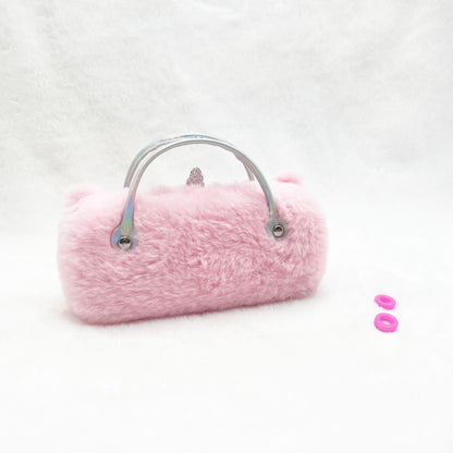 Silver Unicorn Kids Sunglasses Case — material detail