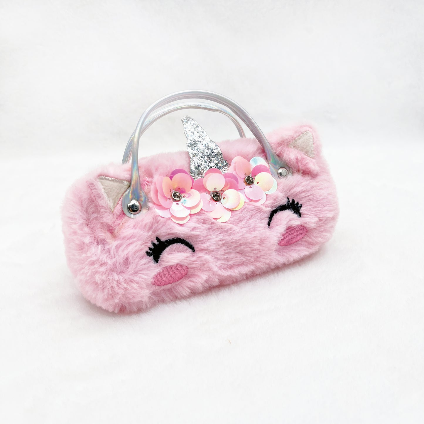 Silver Unicorn Kids Sunglasses Case — alternate view