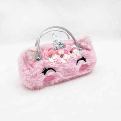 Silver Unicorn Kids Sunglasses Case — alternate view